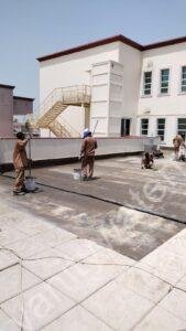 Concrete Skirting Reinforcement with Cementitious Waterproofing Coating